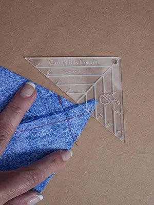 Carol's Box Corners Template for Perfect Sewing