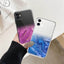 Funda Transparente de Mármol de Lujo para iPhone