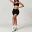Ensemble de yoga pour femmes en 2 pièces : top court et leggings