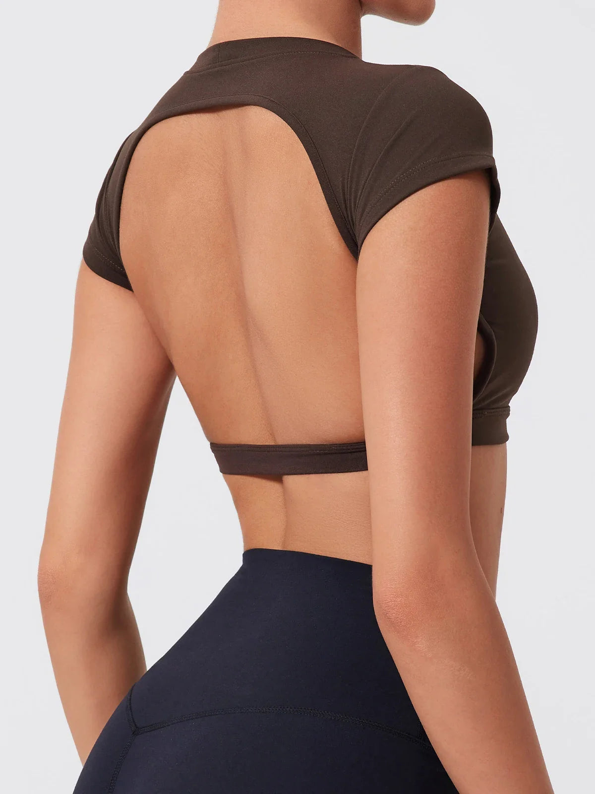 Crop Tops de Yoga Premium de Secado Rápido para Ropa Deportiva