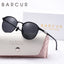 BARCUR Retro Polarized Women's Sunglasses - Elegant Black Frame