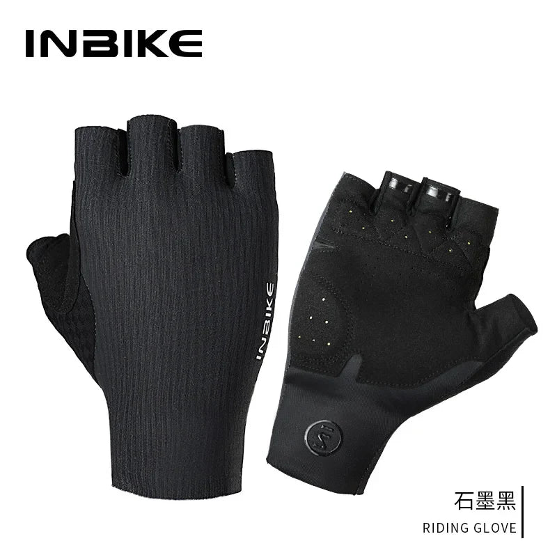 Gants de cyclisme à demi-doigts INBIKE pour hommes et femmes