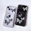Transparent Butterfly Pattern Case for iPhone 14 Plus & More