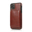 Premium Leather Wallet Case for iPhone 11 Pro Max, XS Max, XR, X, 8, 7, 6S, 6Plus, 5, 5S - Shockproof with Card Holder - Korvel