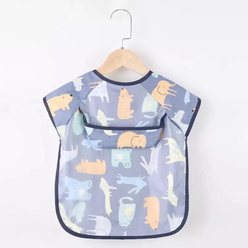 Bavoir imperméable à manches longues premium pour enfants