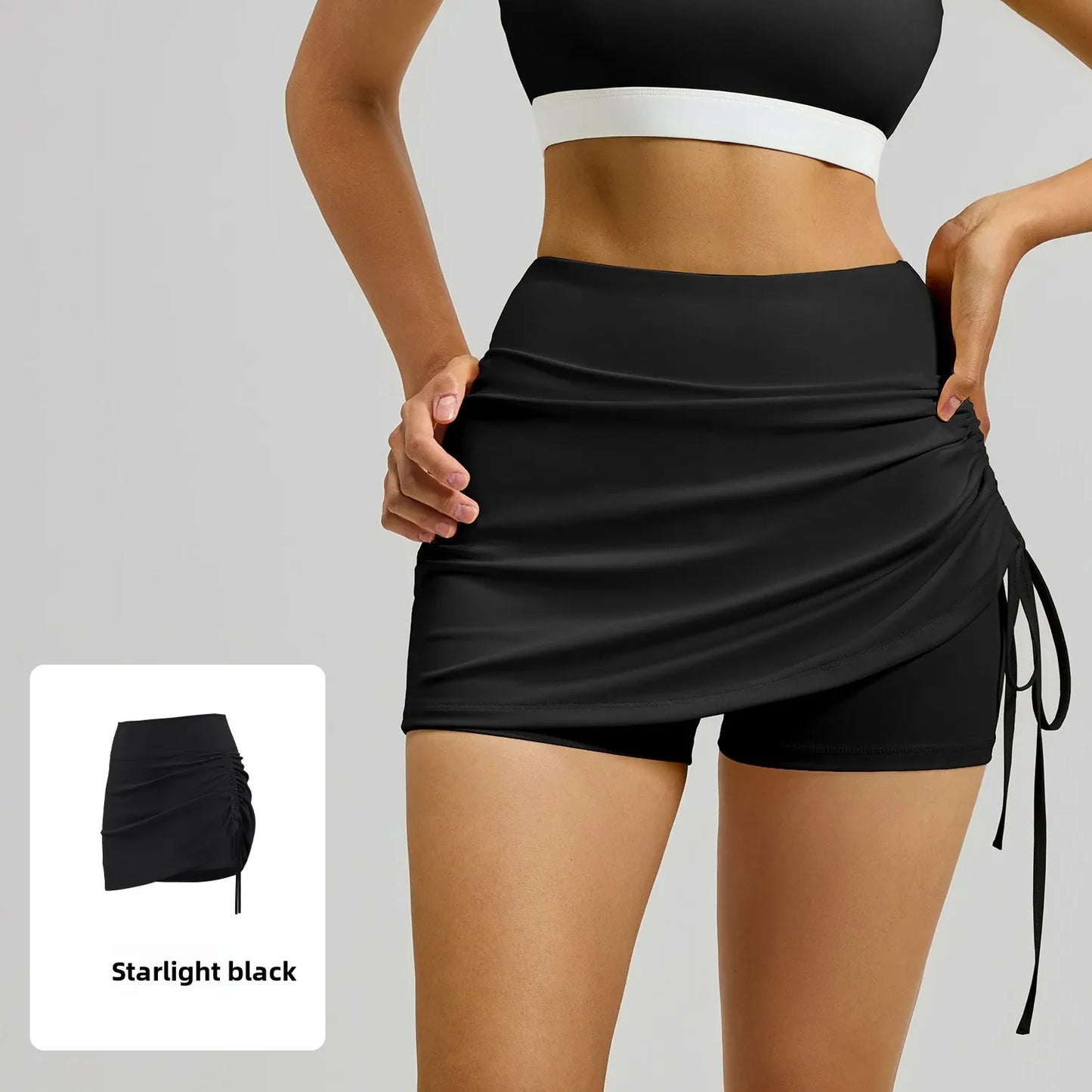 Falda Deportiva de Cintura Alta para Mujeres