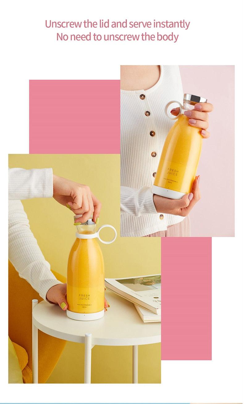 Mixeur Blender Électrique Portable - Mini Mixeur de Fruits