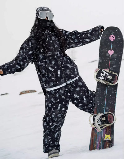 Ensemble de combinaison de ski pour femmes JOHN SNOW - Coupe-vent et imperméable