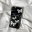 Transparent Butterfly Pattern Case for iPhone 14 Plus & More