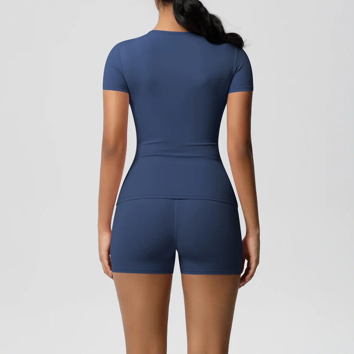 Conjunto de Leggings y Top de Gimnasio de Secado Rápido de 2 Piezas