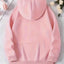 Women's Heart Print Hooded Sweatshirt