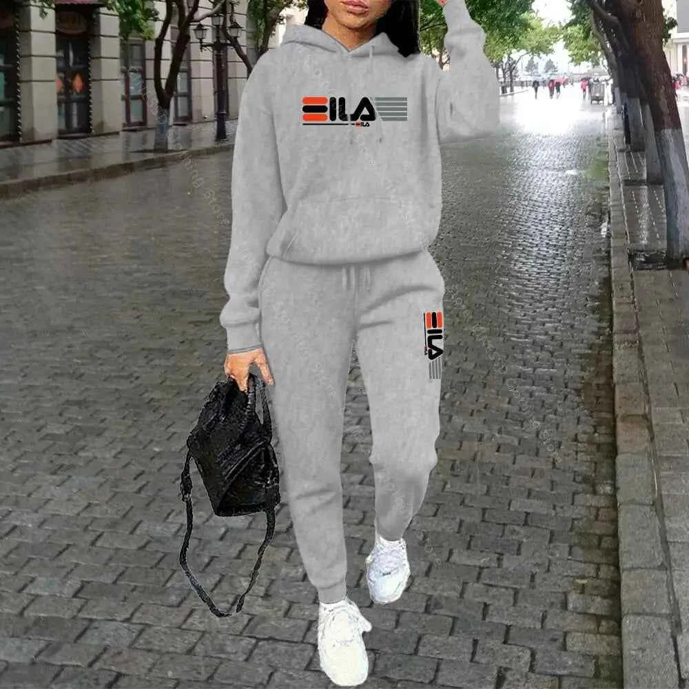 Ensemble de sweat à capuche et pantalon de luxe pour femmes