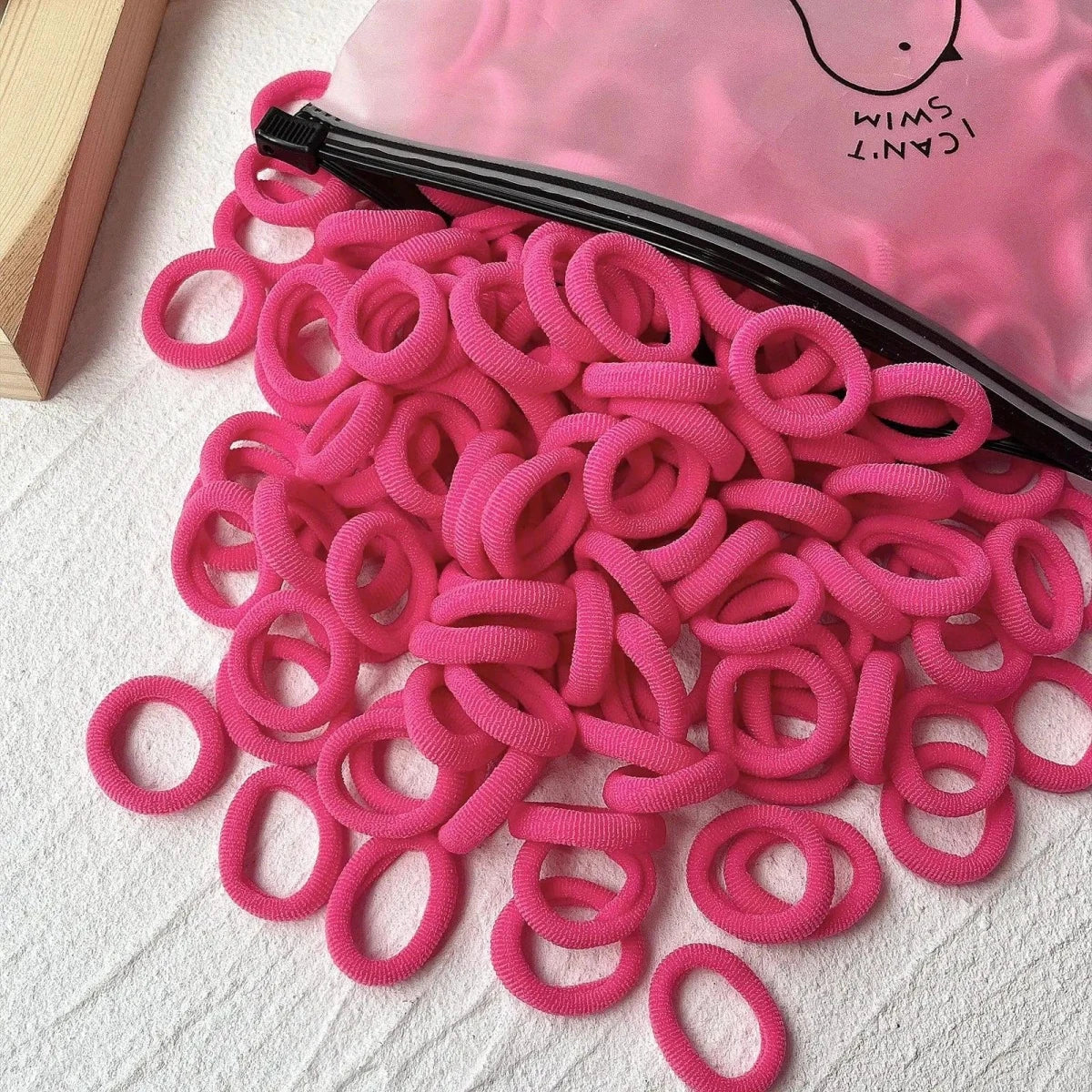 Colorful Kids Elastic Hair Bands - 20/50pcs Set