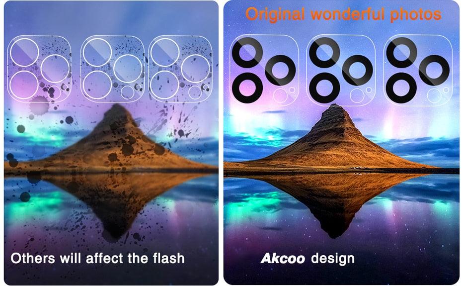 Protecteur d'objectif en verre trempé 3PCS pour iPhone