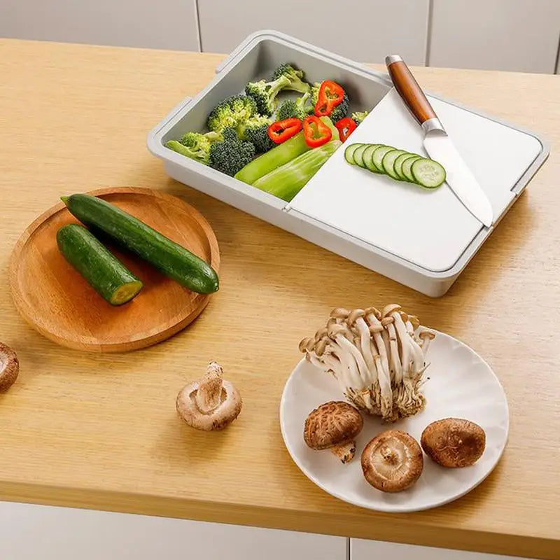 Cortador de Verduras SliceTray - Herramienta de Cocina Todo en Uno