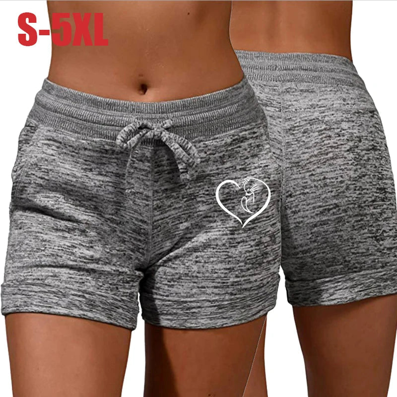 Shorts de sport taille haute SunnyStride pour femmes