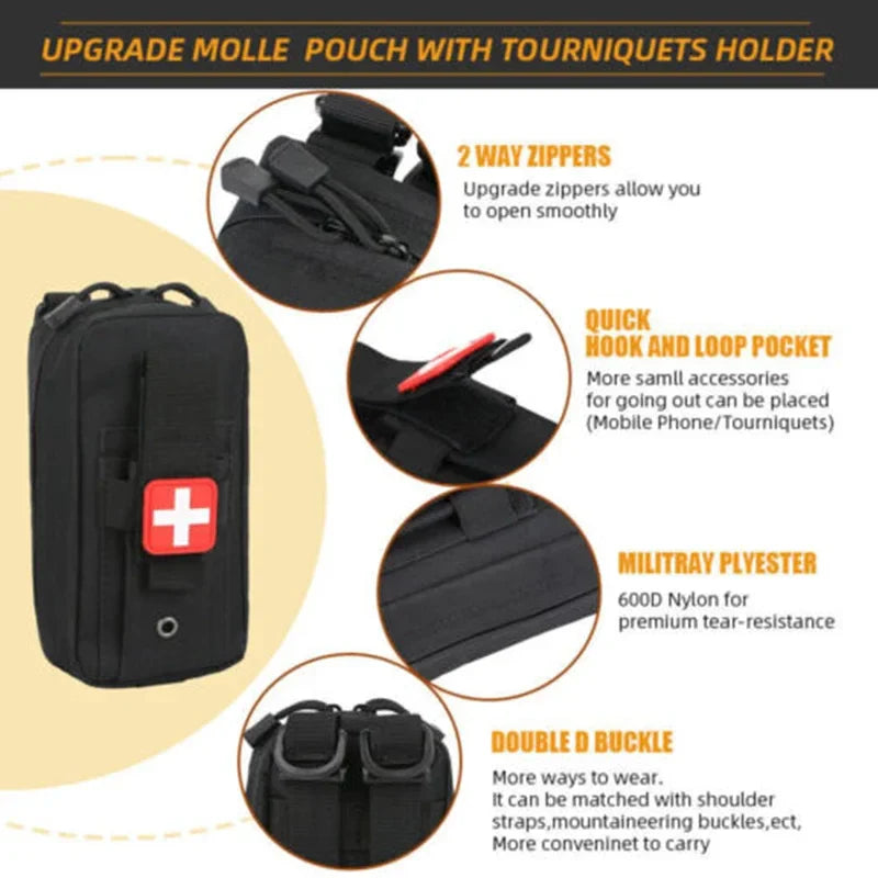 EliteGuard Premium Trauma & First Aid Survival Kit