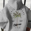 Sudadera con capucha estampada de palmeras tropicales