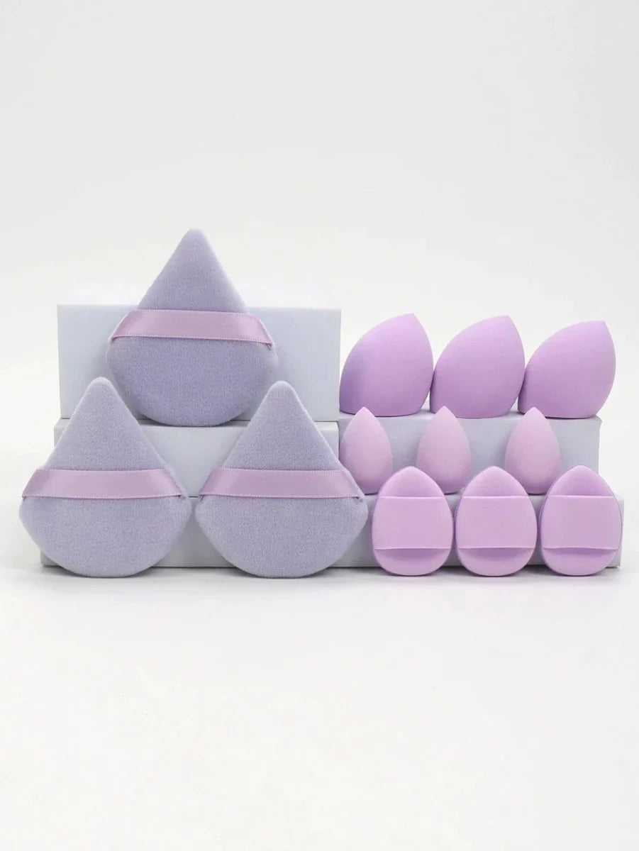 Ensemble de 12 éponges à maquillage polyvalentes