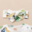 Three-Piece Girls Cotton Set: Romper, Skirt & Headband