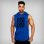 Camiseta sin mangas con capucha para gimnasio para hombres