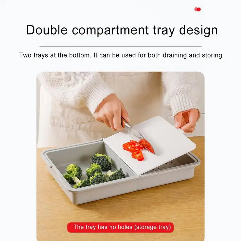 Cortador de Verduras SliceTray - Herramienta de Cocina Todo en Uno