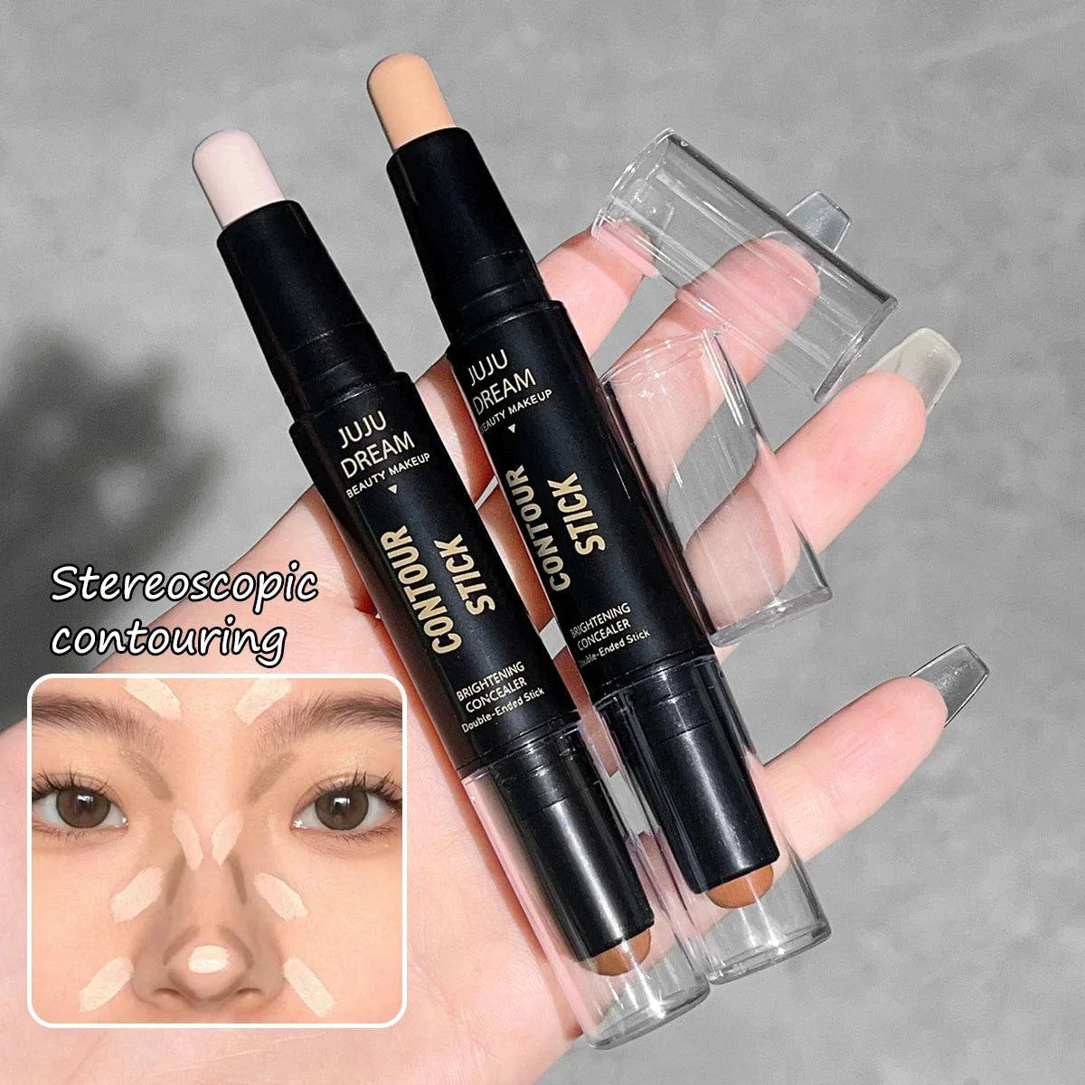 Dual Purpose Highlight Trimming Stick for Sculpting & Brightening