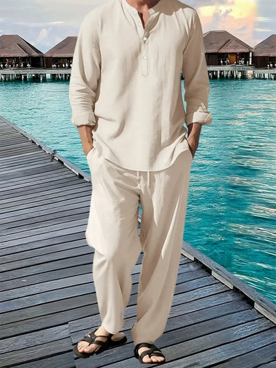 BreezeFit Men's Summer Suit: Vibrant and Durable