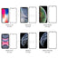 Protecteur d'écran en verre trempé 9D Full Cover pour iPhone