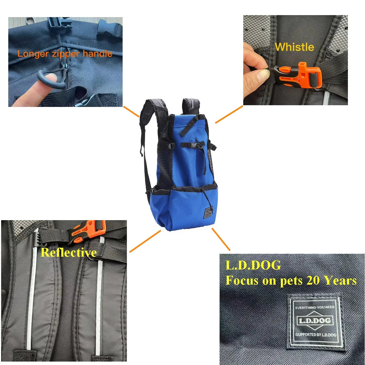 Premium Hiking Pet Dog Carrier Travel Backpack
