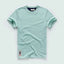 Camiseta Clásica de Algodón para Hombre con Cuello Redondo Sólido