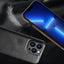 Coque de téléphone en cuir PU de luxe pour modèles d'iPhone