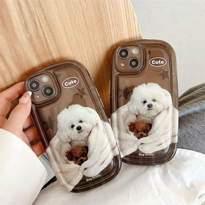 Funda suave de cuadrícula escocesa linda para iPhone 14/13/12/11