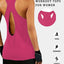 Camisetas de Yoga Racerback Sin Espalda Cruzada Súper Suaves
