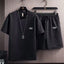 Men's Waffle Summer Casual Tracksuit Set