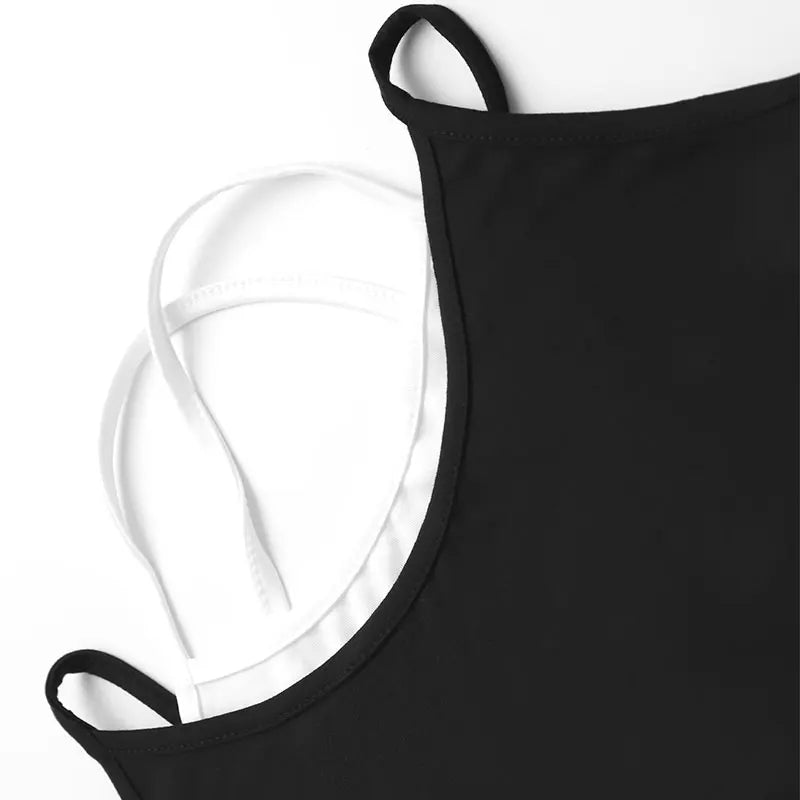 Sporty Black Backless Jumpsuit for Women
