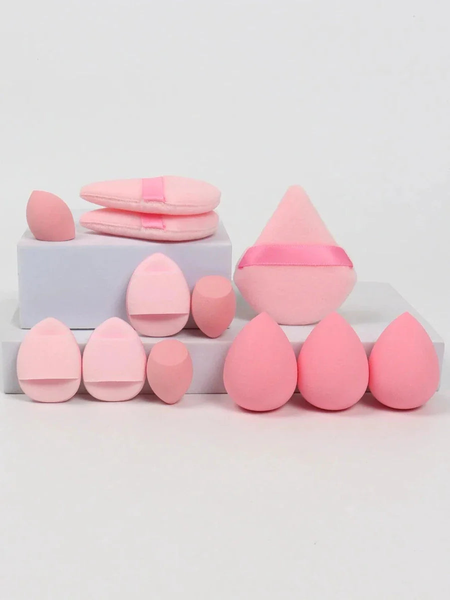 Ensemble de 12 éponges à maquillage polyvalentes