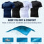 Camisa de compresión estampada para hombre - Camiseta de entrenamiento de verano