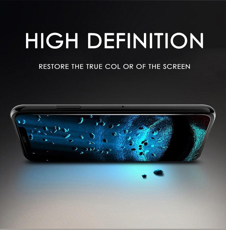 Protector de Pantalla de Vidrio Templado Premium de 4 Piezas para iPhone
