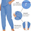 Women's Elastic Scrub Set for Medical Professionals