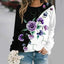Sudadera Y2K con estampado de flores en 3D - Moda femenina