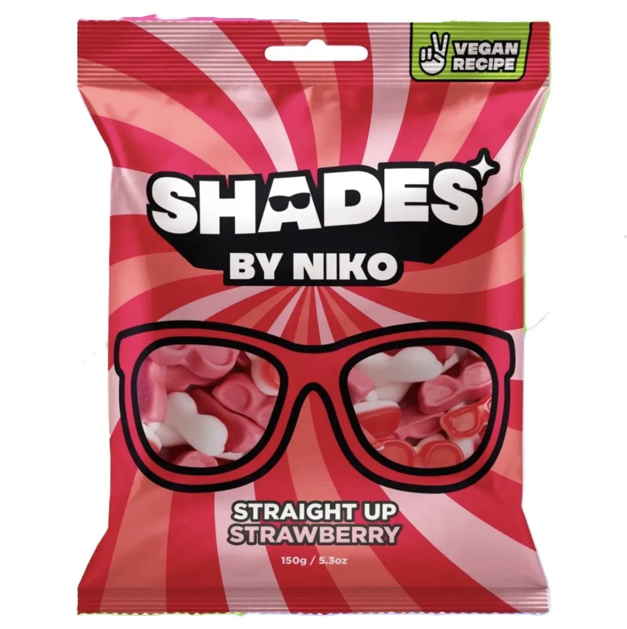 Shades by Niko Straight Up Strawberry Gummies - 150g