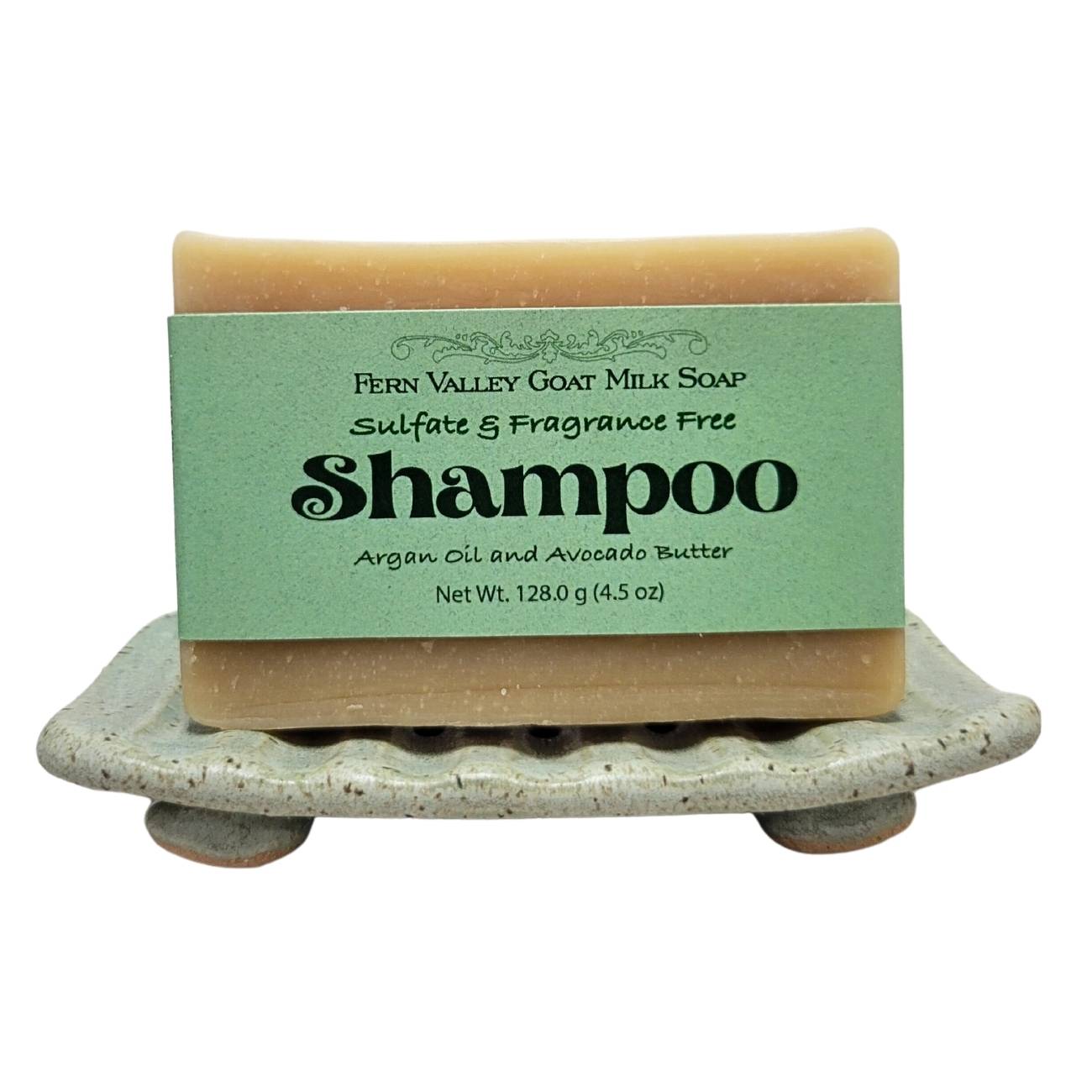 Savon Shampooing Artisanal au Lait de Chèvre avec Huile d'Argan et Beurre d'Avocat