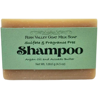 Savon Shampooing Artisanal au Lait de Chèvre avec Huile d'Argan et Beurre d'Avocat