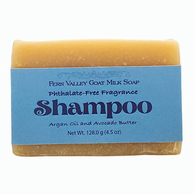 Savon Shampooing Artisanal au Lait de Chèvre avec Huile d'Argan et Beurre d'Avocat