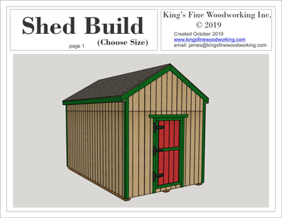Premium Shed Building Plans
