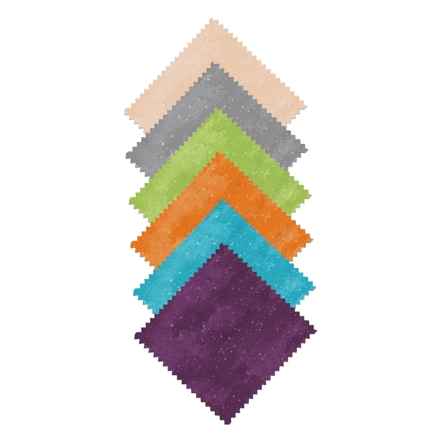 Charmas Tonales Brillantes Cuadrados de 5 Pulgadas - Algodón de Colores para Acolchar