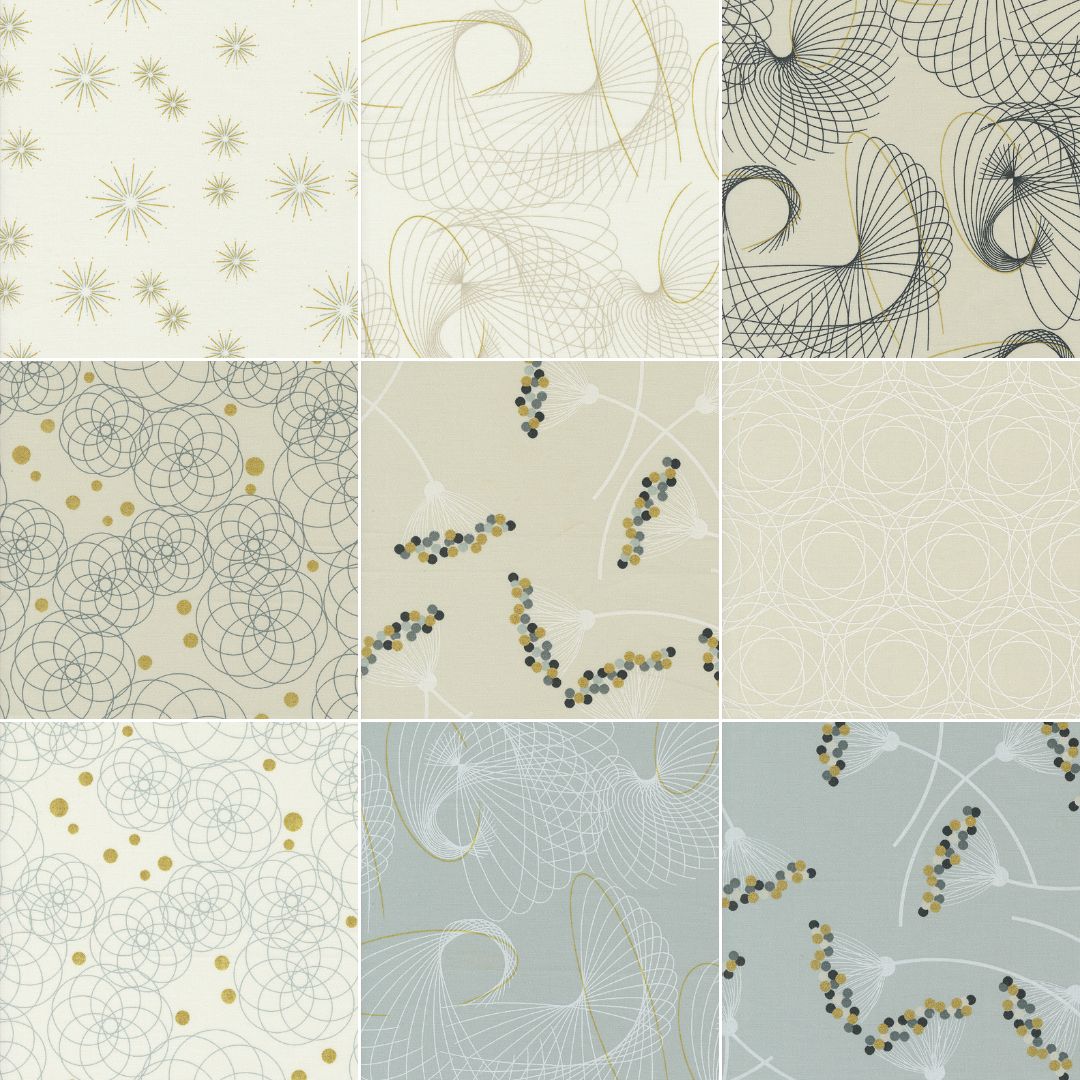 Shimmer Fat Quarter Bundle - Set of 19 Premium Cotton Fabrics