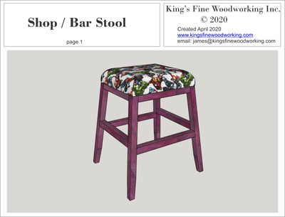 Premium Plans for Shop and Bar Stools