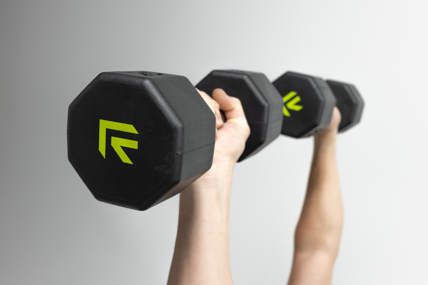Premium Octo Rubber Dumbbell - Individual Unit - Korvel